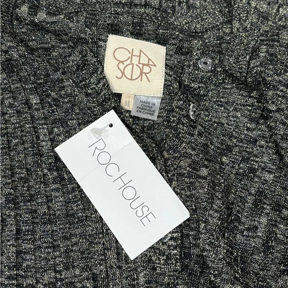 Rochouse Metallic Gold and Black Sweater Dress NWT - Picture 4 of 8